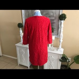 Lace Red Dress